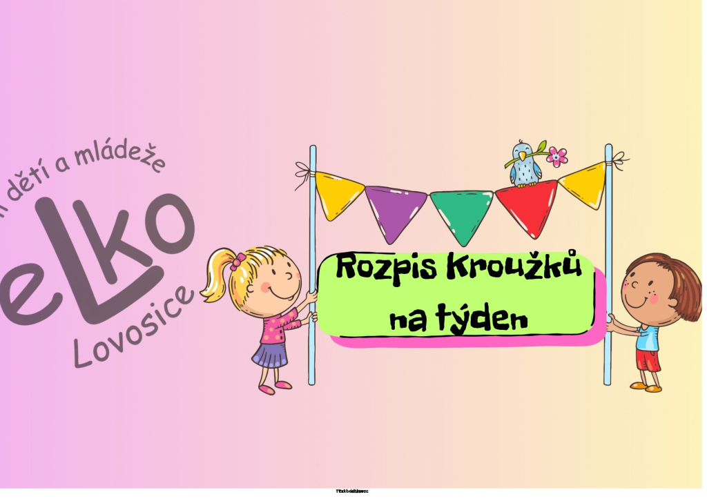 Kroužky v Elku v týdnu podle času.