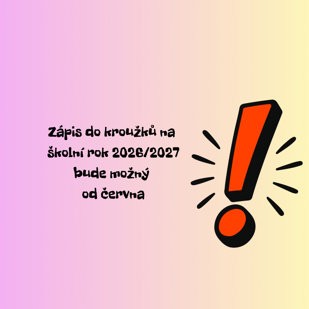 KROUŽKY NA ŠK. ROK 2026/2027